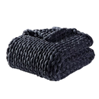 Thick Braided Knit Blanket