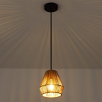 Boho Rattan Pendant Light