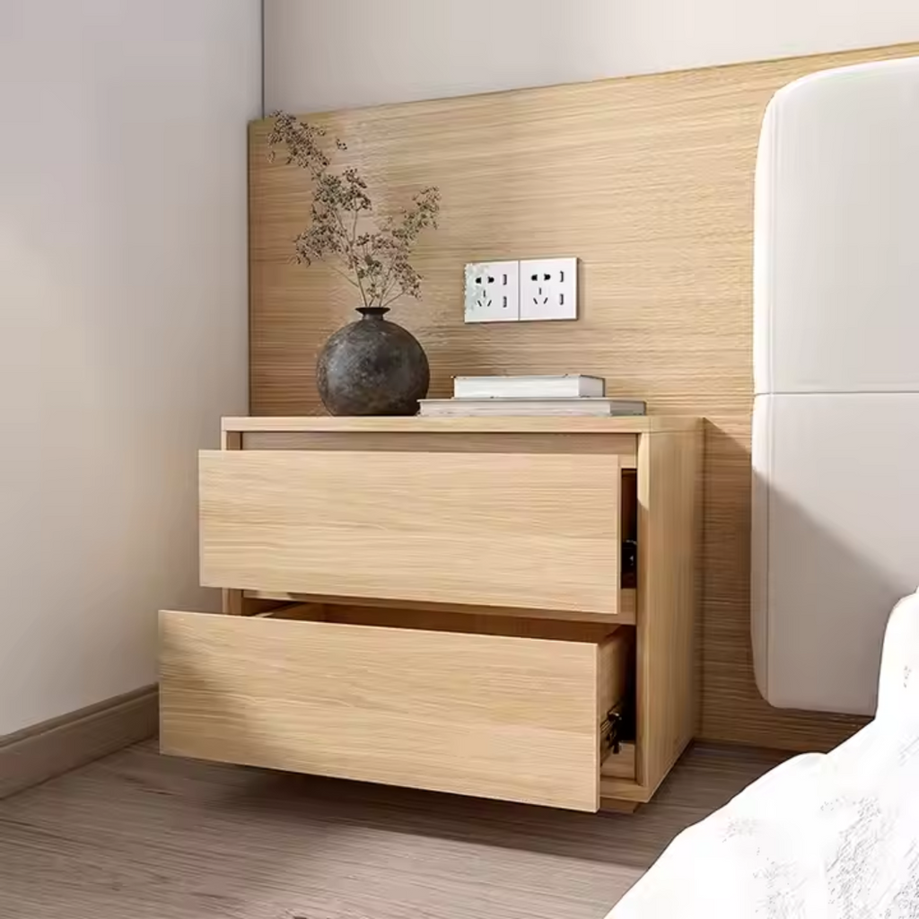 Luna Oak Nordic Storage Cabinet