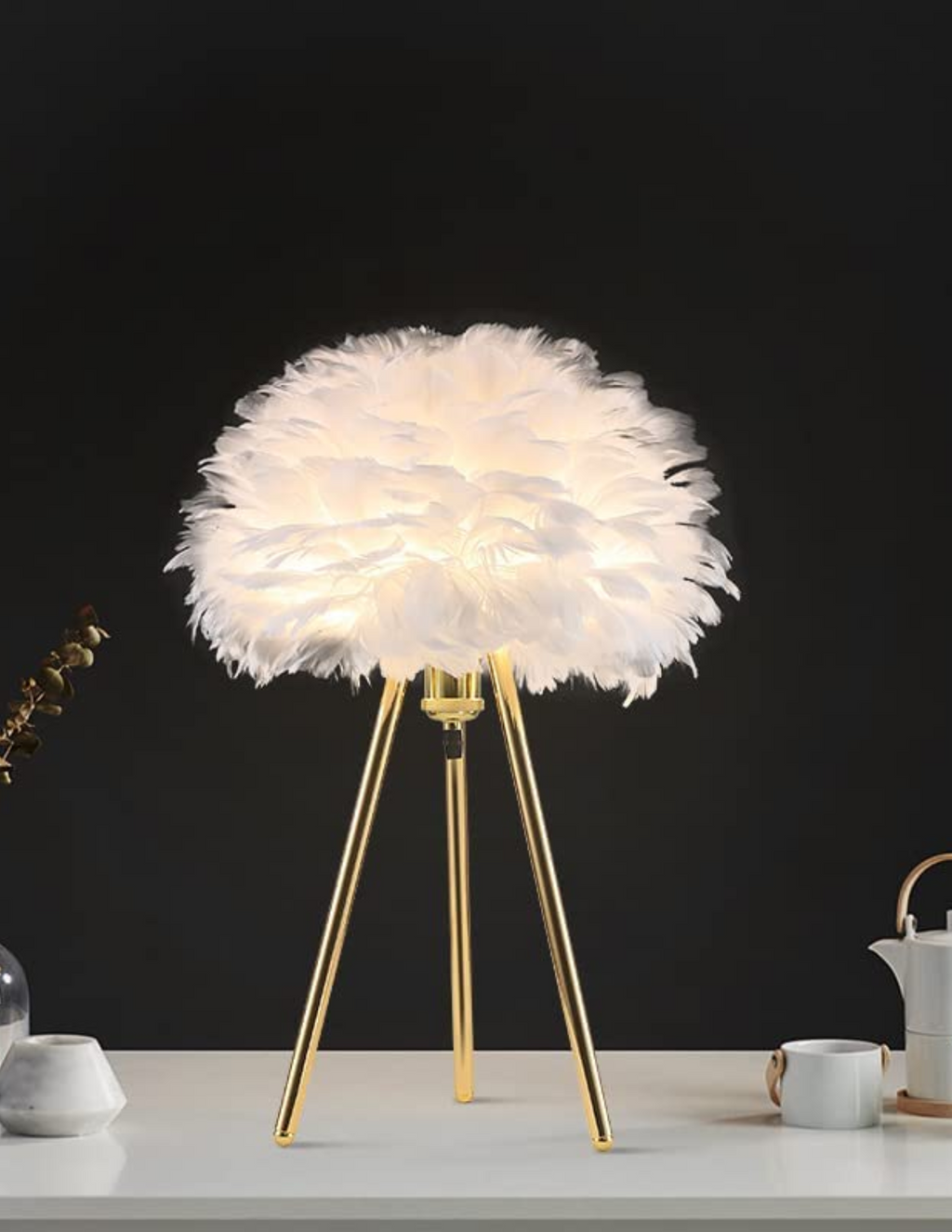 Dreamy Feather Lamp
