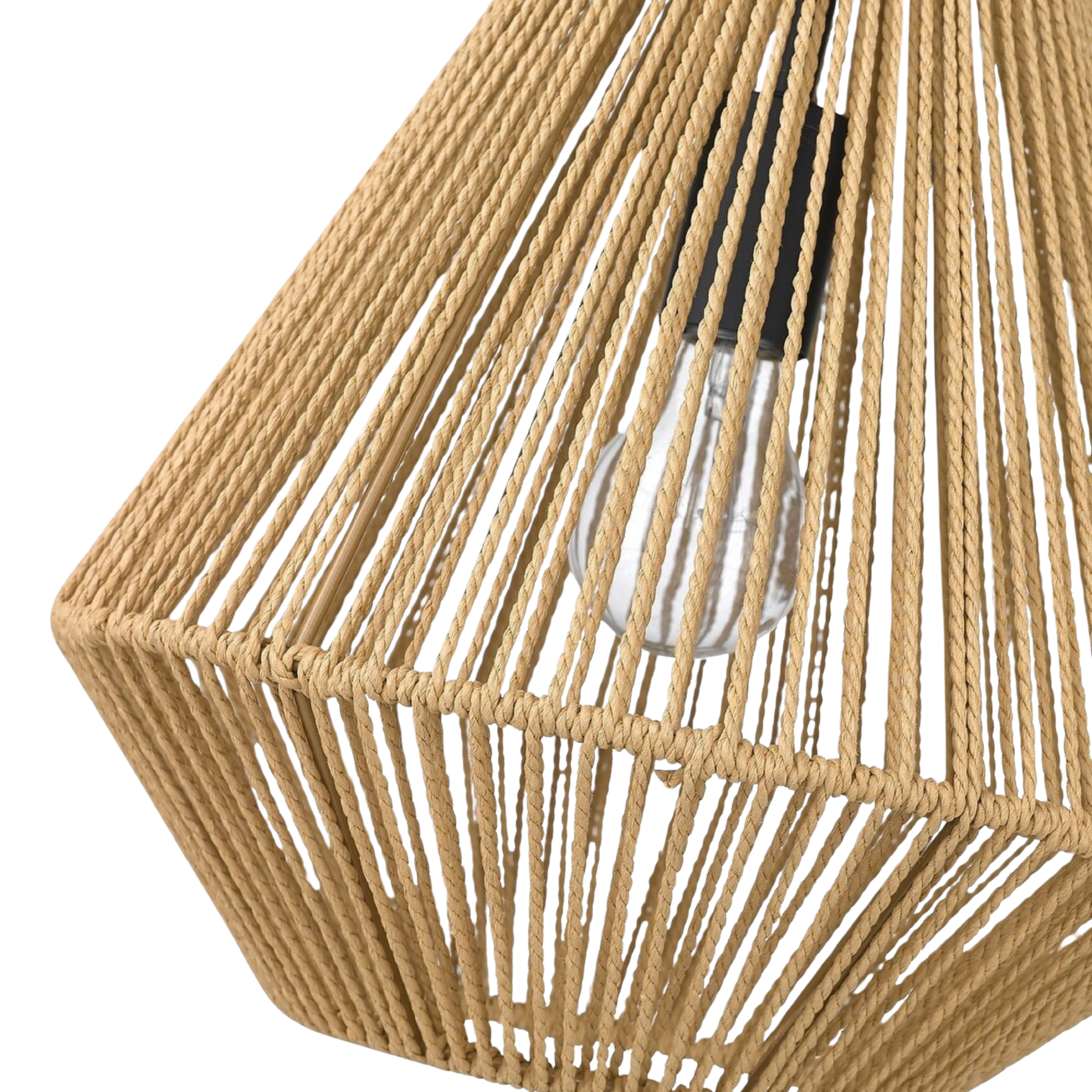 Boho Rattan Pendant Light