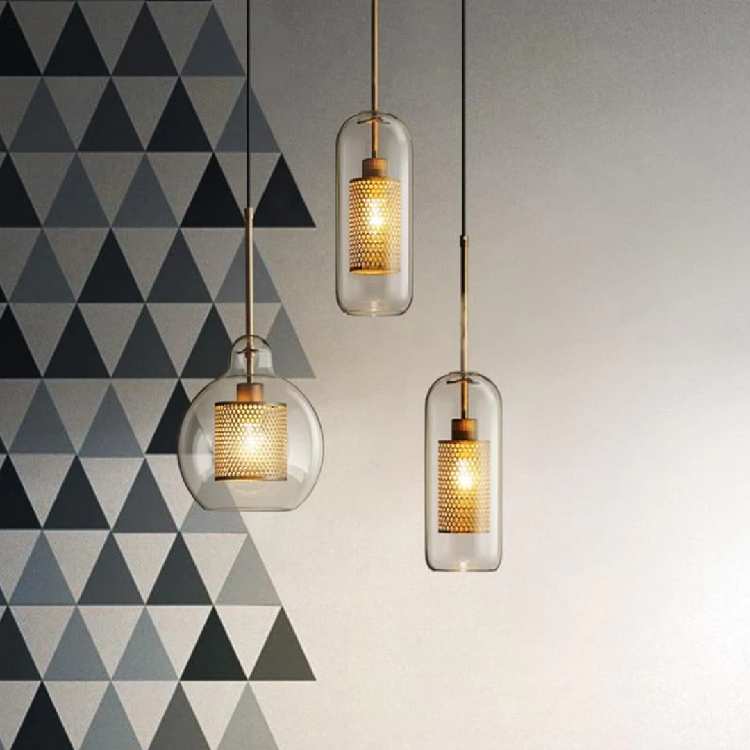 Vintage-Inspired Wrought Iron Ceiling Light