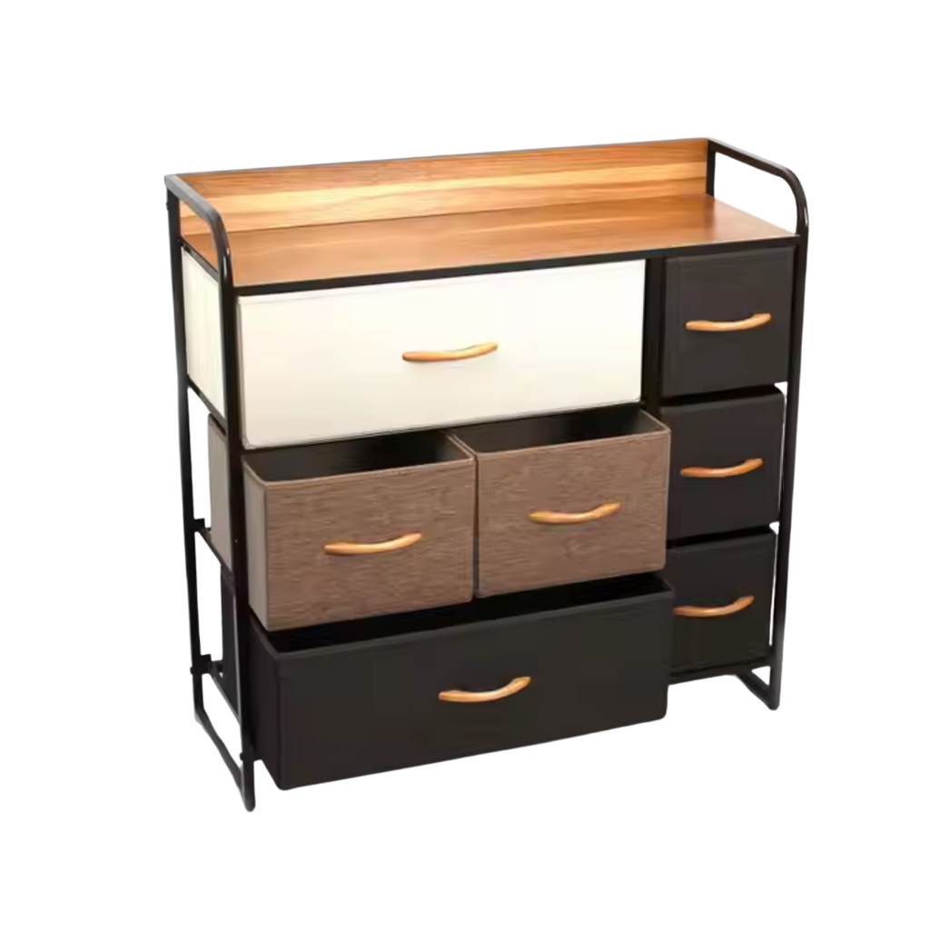 Drawer Chest Tower Unit – Fabric Storage for Bedroom