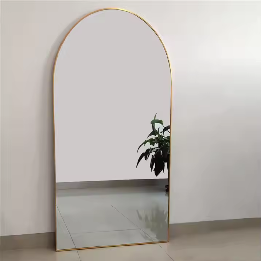 Elegant Gold Arch Mirror