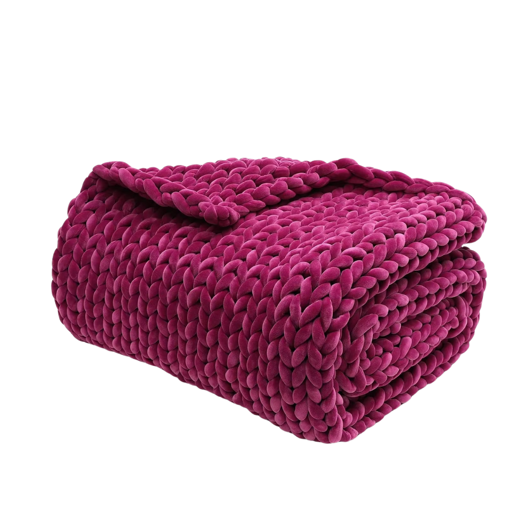 Thick Braided Knit Blanket